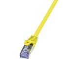 Описание и цена на лан кабел LogiLink PrimeLine patch cable CAT 6a SFTP - 25 cm - yellow
