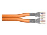 Описание и цена на лан кабел Digitus Cat.7 S/FTP installation cable, 500 m, duplex, DK-1743-VH-D-5
