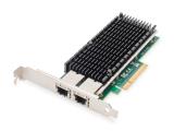 Digitus 10Gbps Dual Port Ethernet Server adapter, DN-10163 жични мрежови карти PCI-E Цена и описание.