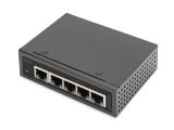 Digitus Industrial 5-Port Gigabit PoE Extender, DN-651143 - адаптери и модули