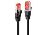 Lindy Cat 6 S/FTP Network Cable 1m, Black лан кабел кабели и букси RJ-45 Цена и описание.