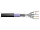 Описание и цена на лан кабел Digitus Cat 7 S/FTP burial installation cable, 500 m, simplex, black