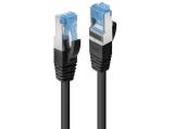 Lindy Cat 6A S/FTP LSZH Network Cable 1m, Black - кабели и букси