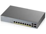 Описание и цена на 12 port ZyXEL GS1350-12HP, 12-портов, Gigabit, Управляем, PoE 130W