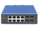 Digitus Industrial 12-Port Gigabit Ethernet PoE Switch DN-651153 снимка №2 Digitus Industrial 12-Port Gigabit Ethernet PoE Switch DN-651153 снимка №2