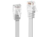 Lindy Cat 6 U/UTP Flat Network Cable 0.3m, White - кабели и букси