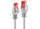 Lindy Cat 6 S/FTP Network Cable 0.5m, Grey - кабели и букси