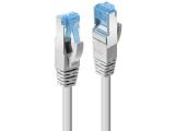 Lindy Cat 6A S/FTP LSZH Network Cable 0.5m, Grey - кабели и букси