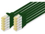 Описание и цена на лан кабел Digitus CAT 6A S/FTP patch cords 0.5m, 10 pieces, green