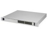 Описание и цена на 24 port Ubiquiti USW-PRO-24 24-port PoE+, Layer 3 switch