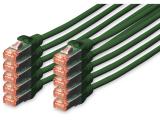 Нови модели и предложения за лан компонент Digitus CAT 6 S/FTP patch cords 0.25m, 10 units, green