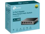 TP-Link TL-SG105MPE 5-Port Gigabit Easy Smart Switch with 4-Port PoE+ снимка №3