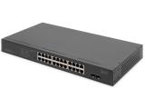 Digitus 24-port Gigabit network switch DN-95348-2 24 port Суичове RJ-45 Цена и описание.