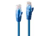 Описание и цена на лан кабел Lindy Cat 6 U/UTP Network Cable 1m, Blue