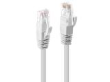 Lindy Cat 6 U/UTP Network Cable 1m, White - кабели и букси