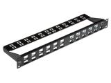 Описание и цена на patch panel Brand-Rex 1U 24-Port Angled Patch Panel MMCPNLX24SIJ2MAN