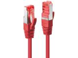 Lindy Cat 6 S/FTP Network Cable 0.3m, Red лан кабел кабели и букси RJ-45 Цена и описание.