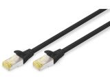 Нови модели и предложения за лан компонент Digitus CAT 6A S/FTP patch cord 2m - black