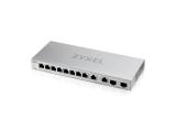Описание и цена на 10 port ZyXEL XGS1210-12-ZZ0101F, 8GbE RJ45, 2x2,5GbE, 2x10GbE SFP+,управляем new