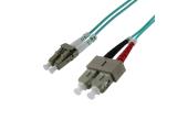 Описание и цена на оптичен кабел SeaMAX Оптична корда 3m, LC-SC UPC, MM OM3 50/125, duplex, 2.0mm, LSZH