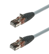 Описание и цена на аксесоари Brand-Rex Пач кабел Brand-Rex, 2m, S/FTP, Cat.6a, RJ45 - RJ45, сив NEW