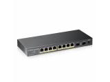 ZyXEL Switch GS1100-10HP, 8 ports, Gigabit, PoE, 2xSFP, Rack-mount снимка №2 ZyXEL Switch GS1100-10HP, 8 ports, Gigabit, PoE, 2xSFP, Rack-mount снимка №2