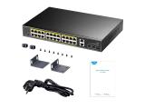 Cudy 24-GbE PoE Switch with 2 Uplink GbE and 2 Uplink SFP, GS1026PS2 снимка №4