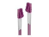 Описание и цена на лан кабел Lindy Fiber optic OM4 LC/LC - 15 m - purple