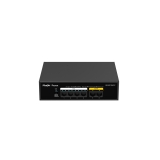Описание и цена на Ruijie Комутатор Ruijie RG-ES106F-P, 6x10/100M, 4 x PoE+, 54W, неуправляем, наст. NEW