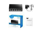 Cudy FS105, 5-ports 10/100 Mbps RJ 45, Метален корпус снимка №3