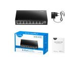 Cudy FS108, 8-ports 10/100 Mbps RJ 45, Метален корпус снимка №3