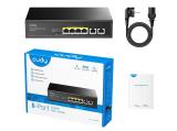 Описание и цена на 4 port Cudy 4-GbE PoE Switch with 2 Uplink GbE GS1006P PoE+