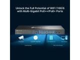 TP-Link SG3218XP-M2 Omada 16-Port 2.5G and 2-Port 10GE SFP+ L2+ Managed Switch with 8-Port PoE+ снимка №4 TP-Link SG3218XP-M2 Omada 16-Port 2.5G and 2-Port 10GE SFP+ L2+ Managed Switch with 8-Port PoE+ снимка №4