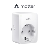 Описание и цена на Wi-Fi Smart Plug TP-Link Управляем контакт Tapo P110M, 2990W, Wi-Fi, Matter-certified