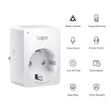 TP-Link Управляем контакт Tapo P110M, 2990W, Wi-Fi, Matter-certified снимка №2 TP-Link Управляем контакт Tapo P110M, 2990W, Wi-Fi, Matter-certified снимка №2
