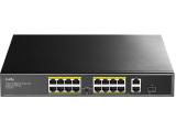 Описание и цена на 16 port Cudy FS1018PS1, 16-Port PoE+ Switch, 10/100M, 2 x Gigabit порта, 1 x SFP Slot