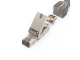 Hama Комплект мрежови конектори, CAT 6a, 10 Gbit/s, екраниран, инсталиране без инструменти, 5 бр снимка №4 Hama Комплект мрежови конектори, CAT 6a, 10 Gbit/s, екраниран, инсталиране без инструменти, 5 бр снимка №4