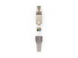 Hama Комплект мрежови конектори, CAT 6a, 10 Gbit/s, екраниран, инсталиране без инструменти, 5 бр снимка №6 Hama Комплект мрежови конектори, CAT 6a, 10 Gbit/s, екраниран, инсталиране без инструменти, 5 бр снимка №6