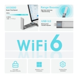 TP-Link Безжичен адаптер TP-LINK Archer TX50UH, AX3000, двулентов,USB 3.0, Wi-fi 6 NEW снимка №4 TP-Link Безжичен адаптер TP-LINK Archer TX50UH, AX3000, двулентов,USB 3.0, Wi-fi 6 NEW снимка №4