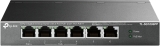 Описание и цена на TP-Link Комутатор TP-LINK TL-SG1006PP, 6-порта Gigabit , 3 x PoE+ и 1 x PoE++, метален NEW