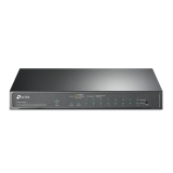 TP-Link Комутатор TP-LINK TL-SG1210MPE, 10хGbE RJ45, 8-Port PoE+, 1x SFP/RJ45 combo,123W NEW - Суичове
