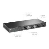 TP-Link Комутатор TP-LINK SG3428, 24x Gigabit порта + 4 SFP слота, L2+, VLAN, IPv6 NEW снимка №2 TP-Link Комутатор TP-LINK SG3428, 24x Gigabit порта + 4 SFP слота, L2+, VLAN, IPv6 NEW снимка №2
