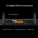 TP-Link Безжичен рутер TP-Link Archer BE230,BE3600,WiFi7,2x2.5GbE,3xGbE,1xUSB3.0,6x ант. NEW снимка №5 TP-Link Безжичен рутер TP-Link Archer BE230,BE3600,WiFi7,2x2.5GbE,3xGbE,1xUSB3.0,6x ант. NEW снимка №5