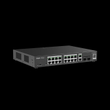 Ruijie Комутатор Ruijie RG-ES220GS-P, 18xGbE, 2xSFP, 16x PoE+, 250W, до 16 VLAN NEW снимка №2 Ruijie Комутатор Ruijie RG-ES220GS-P, 18xGbE, 2xSFP, 16x PoE+, 250W, до 16 VLAN NEW снимка №2
