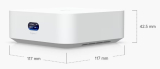 Ubiquiti Защитна стена Ubiquiti UX7, UniFi, WIFI 7, 1x10G WAN, 1x2.5G LAN, USB-C NEW снимка №6 Ubiquiti Защитна стена Ubiquiti UX7, UniFi, WIFI 7, 1x10G WAN, 1x2.5G LAN, USB-C NEW снимка №6