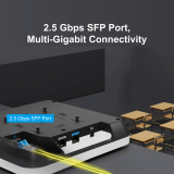 Ruijie Точка за достъп Ruijie RG-AP820-L(V3),WiFi 6,AX3000,1xGbE PoE,1x2.5G SFP, таван NEW снимка №2