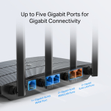 TP-Link Безжичен Рутер TP-Link ER605W, AC1350 WiFi Gateway, 5xGbE/3WAN,Omada NEW снимка №5 TP-Link Безжичен Рутер TP-Link ER605W, AC1350 WiFi Gateway, 5xGbE/3WAN,Omada NEW снимка №5
