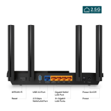 TP-Link Безжичен рутер TP-LINK Archer AX55 Pro, AX3000, 4xGbE, 1x2.5GbE, 4x ант. USB 3.0 NEW снимка №3