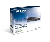 TP-Link Комутатор TP-LINK SG2210P, 8x Gigabit PoE порта, 2x SFP слота, управляем NEW снимка №5