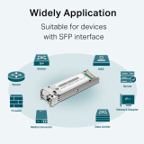 TP-Link Оптичен модул TP-Link SM321A-2, WDM Gbit SFP, LC, T:1550nm/R:1310nm, SM, 2км NEW снимка №3